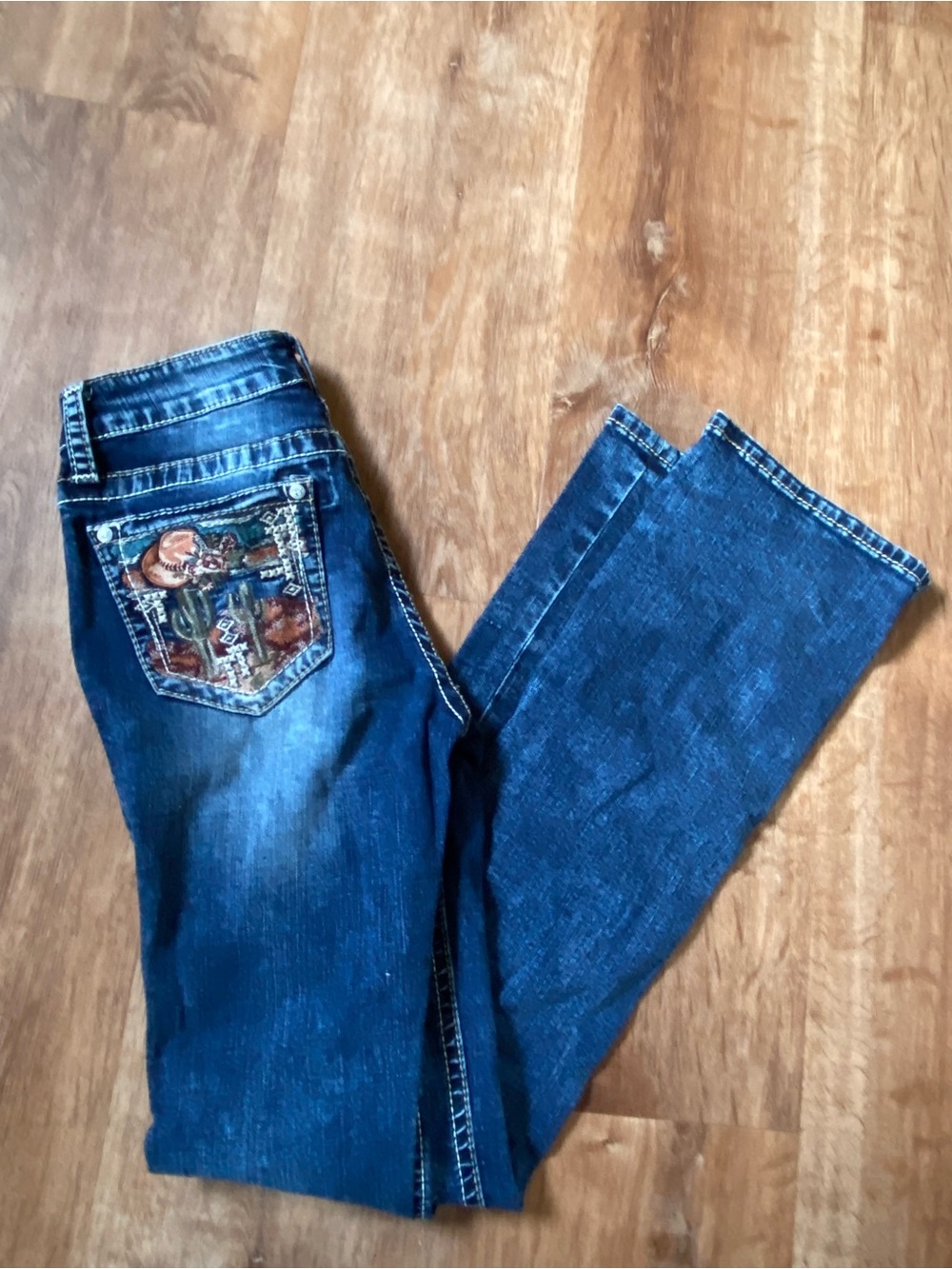 Western bootcut jeans